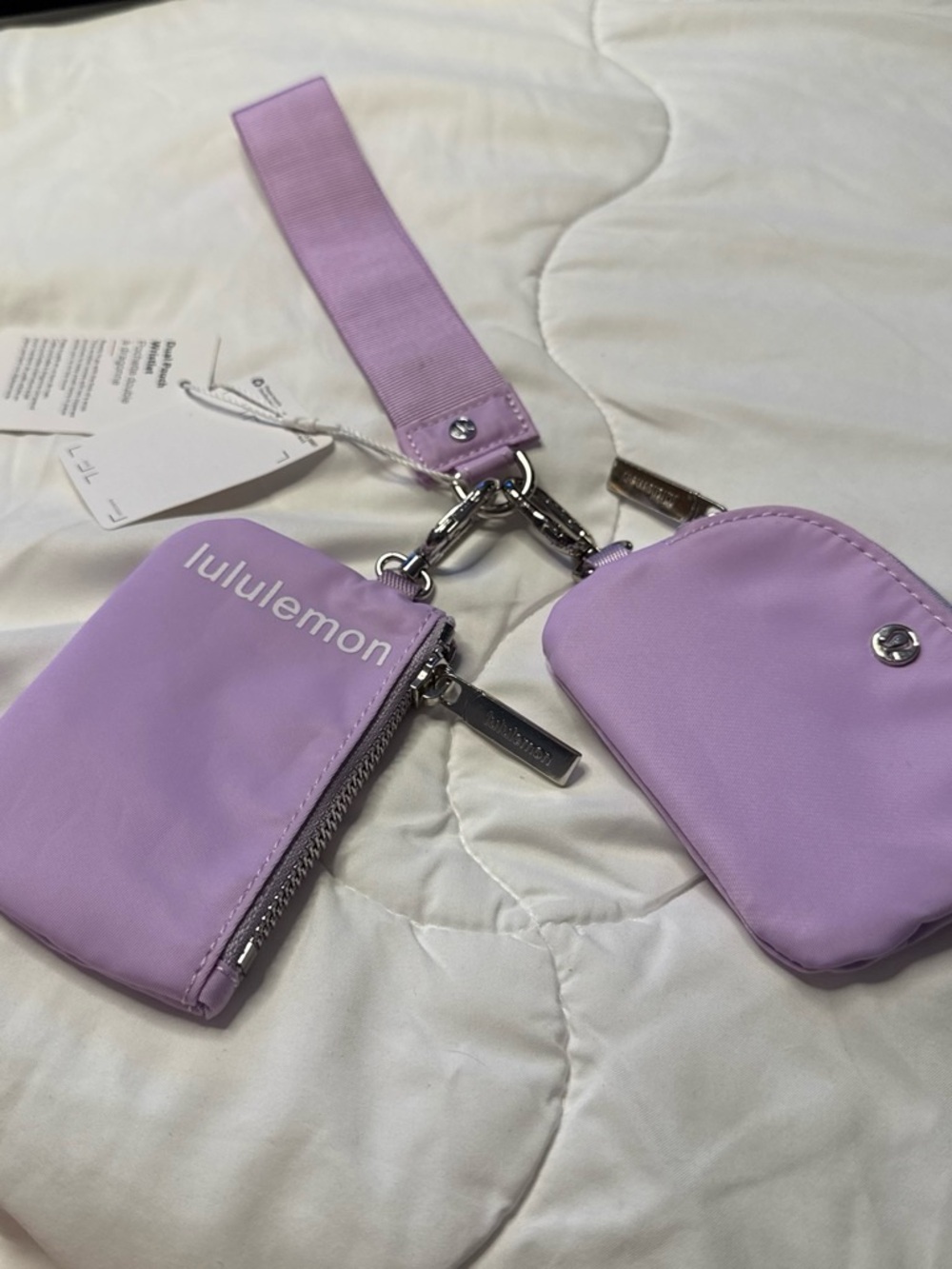 Lululemon dual pouch wristlet